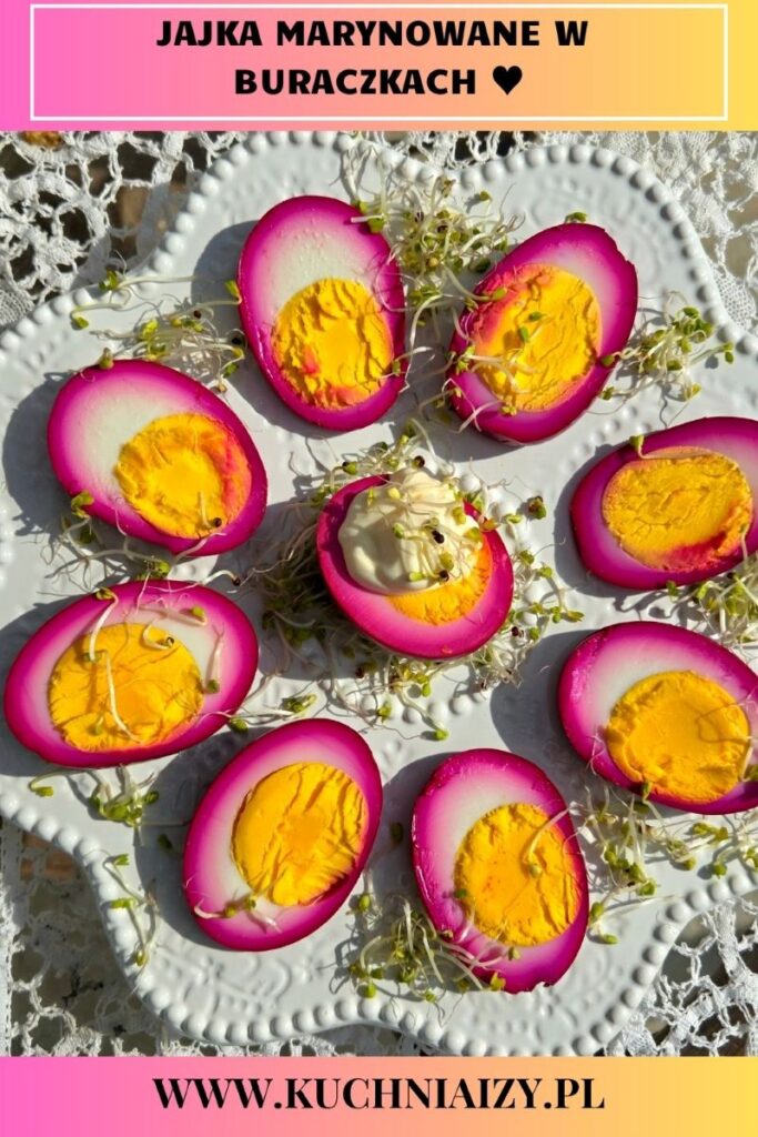 jajka marynowane w buraczkach