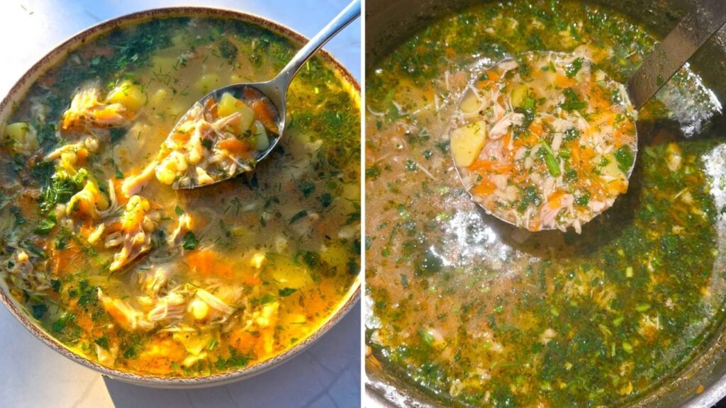 krupnik z kaszą pęczak