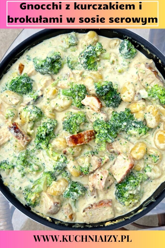 kurczak z brokułami i gnocchi