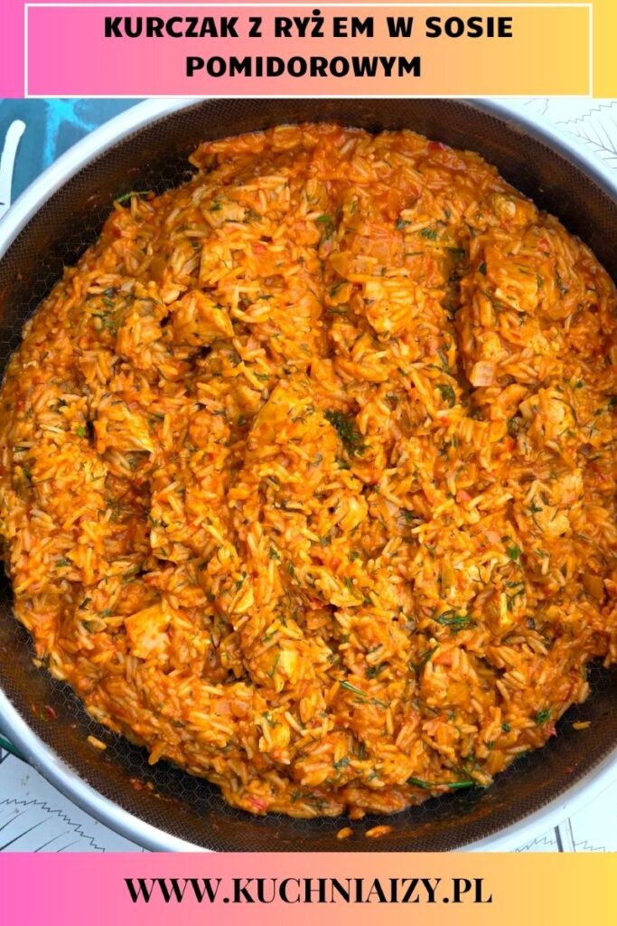 kurczak z ryżem w sosie pomidorowym