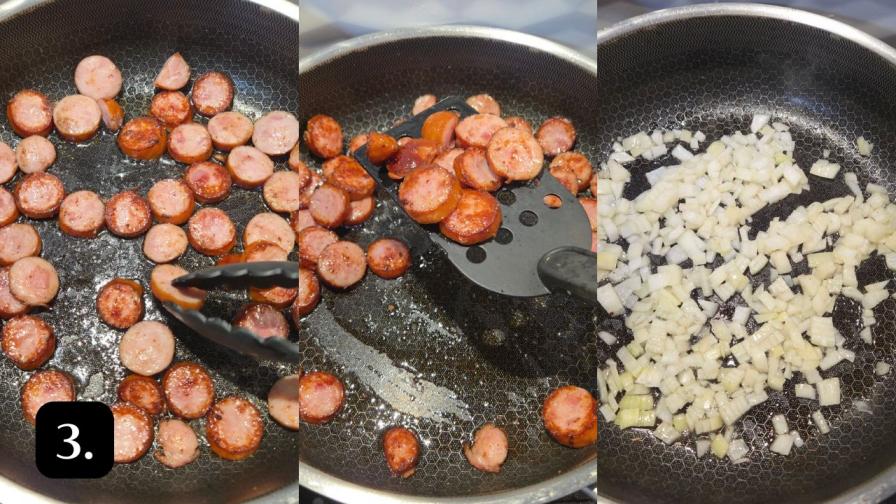 makaron-z-kielbasa-i-pieczarkami-przygotowanie-krok-3