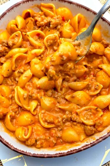 makaron z mięsem mielonym