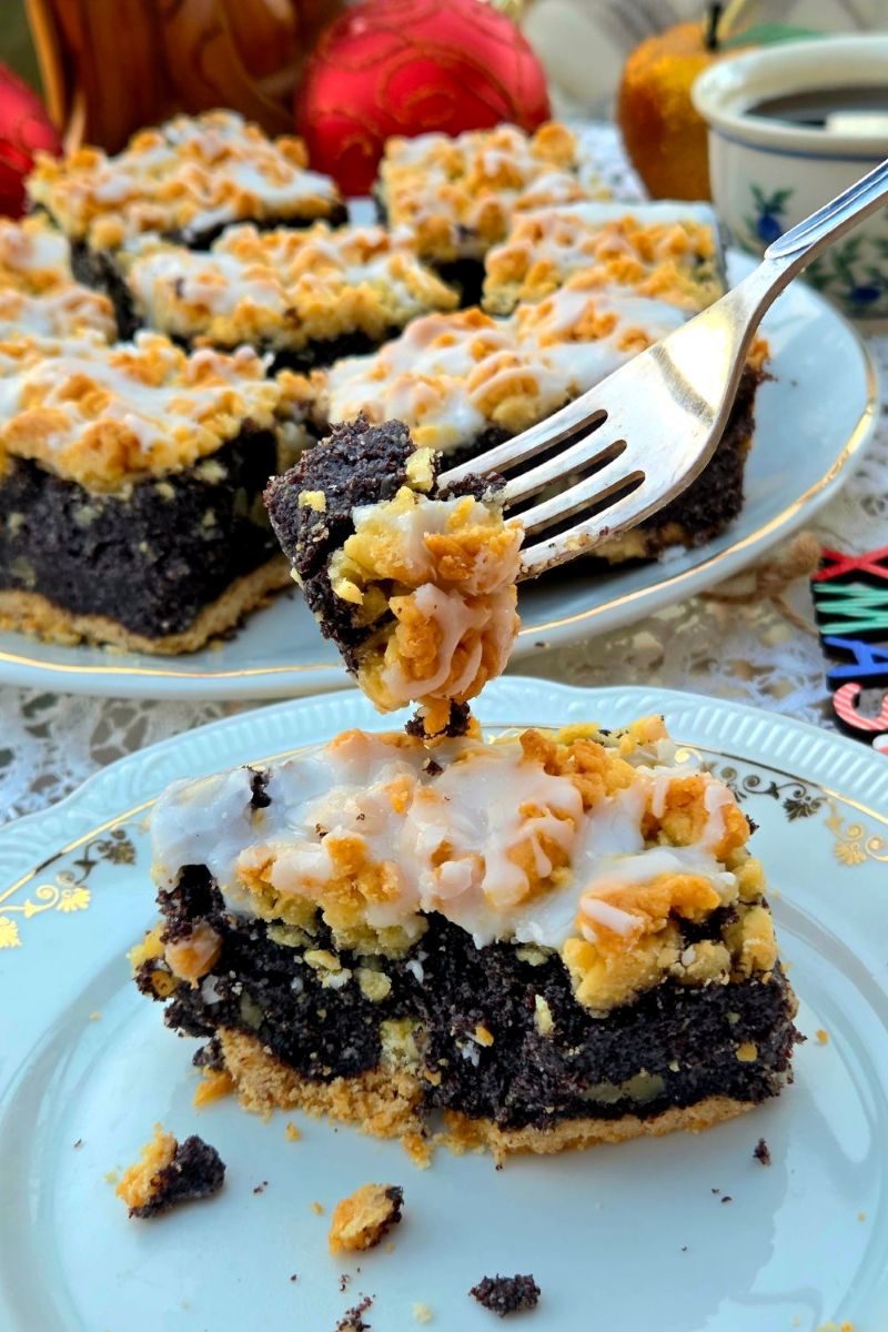 makowiec na kruchym spodzie