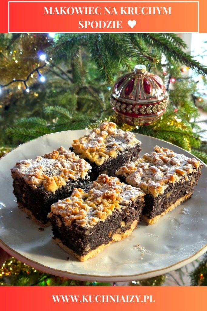 makowiec na kruchym spodzie