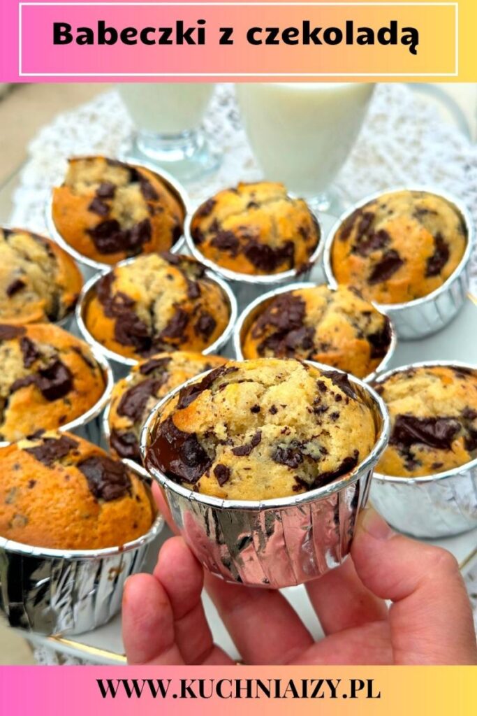 muffinki z czekoladą