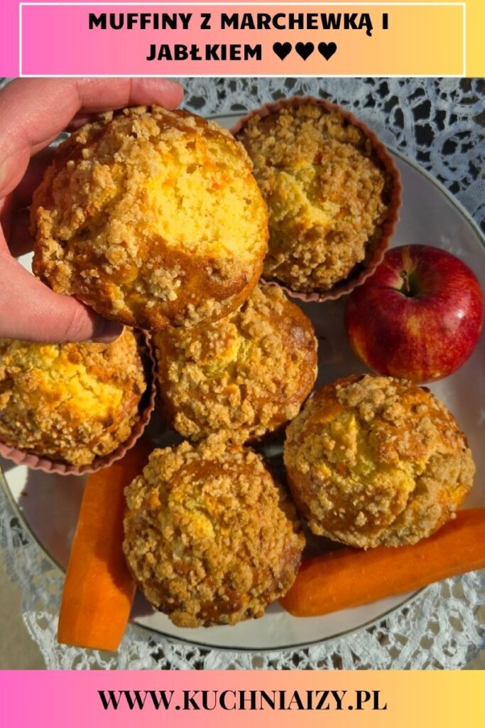 muffiny marchewkowo - jabłkowe