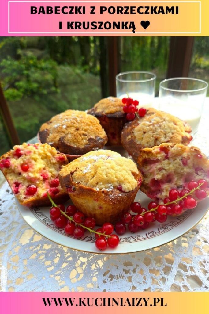muffiny z porzeczkami