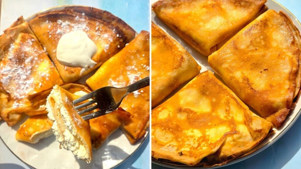 naleśniki z sera twarogowego