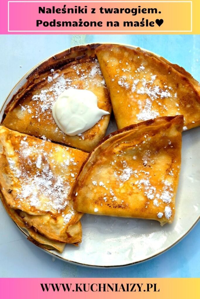 naleśniki z twarogiem na maśle
