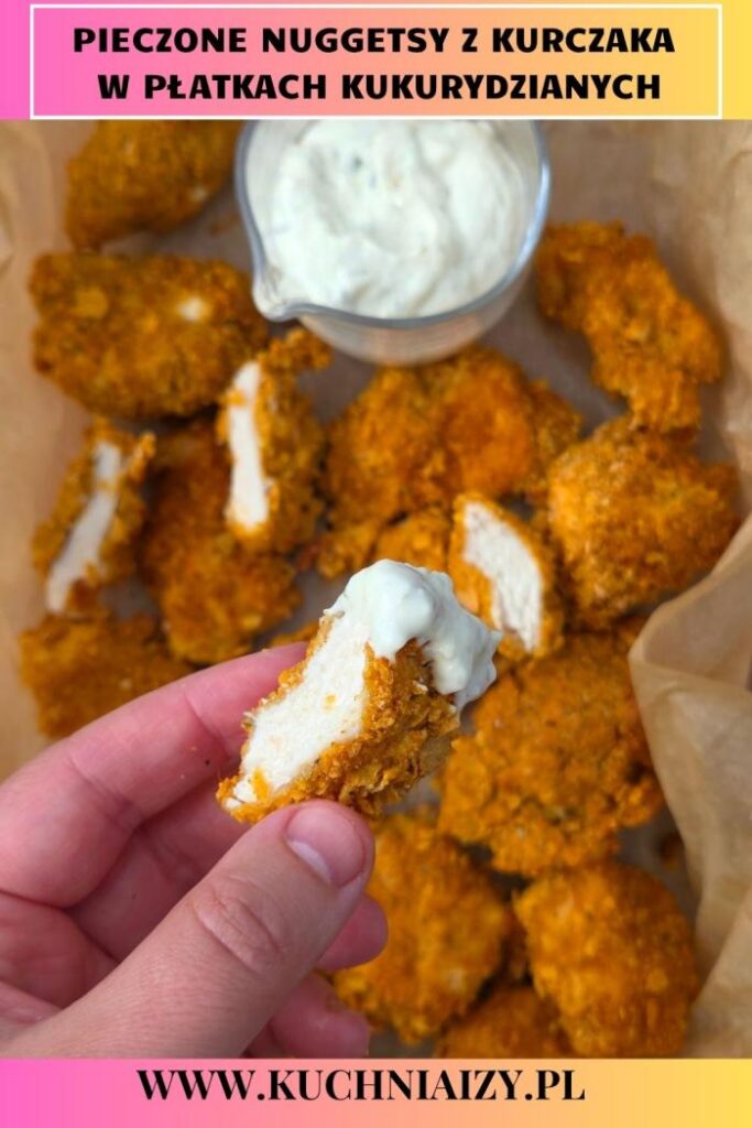 nuggetsy w płatkach kukurydzianych