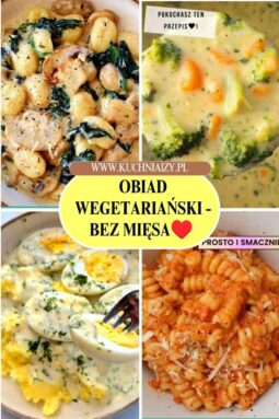 obiad wegetariański przepisy