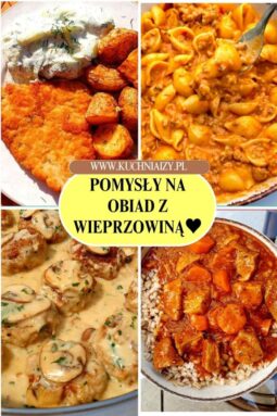 obiad z wieprzowiną