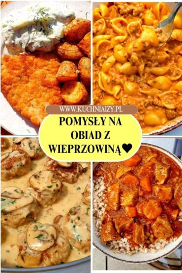 obiad z wieprzowiną