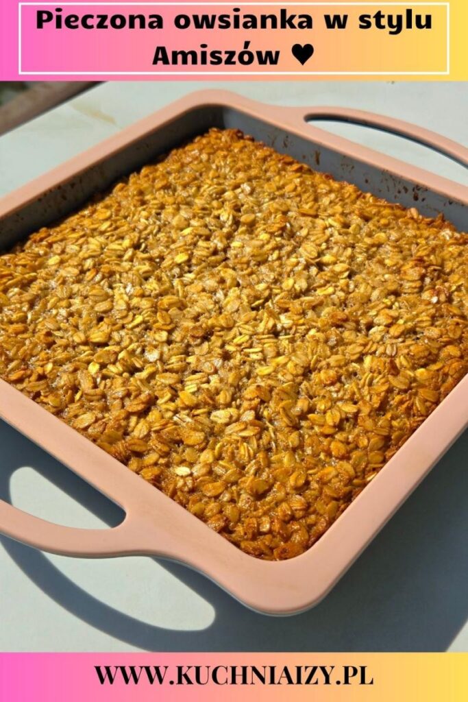 pieczona owsianka prosta