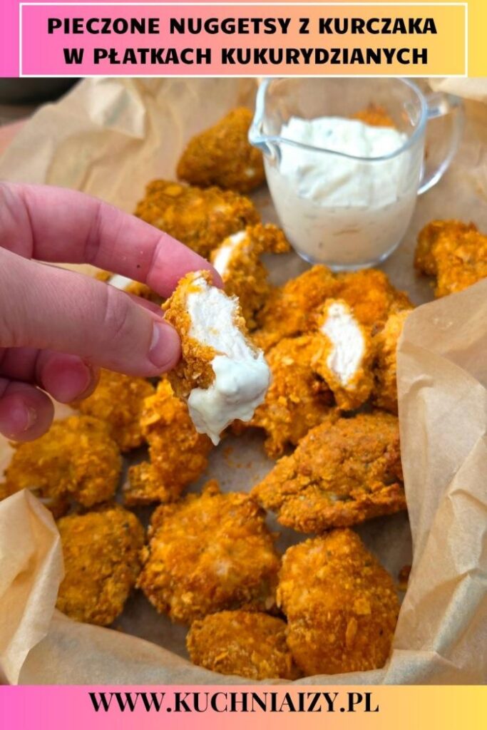 pieczone nuggetsy z kurczaka