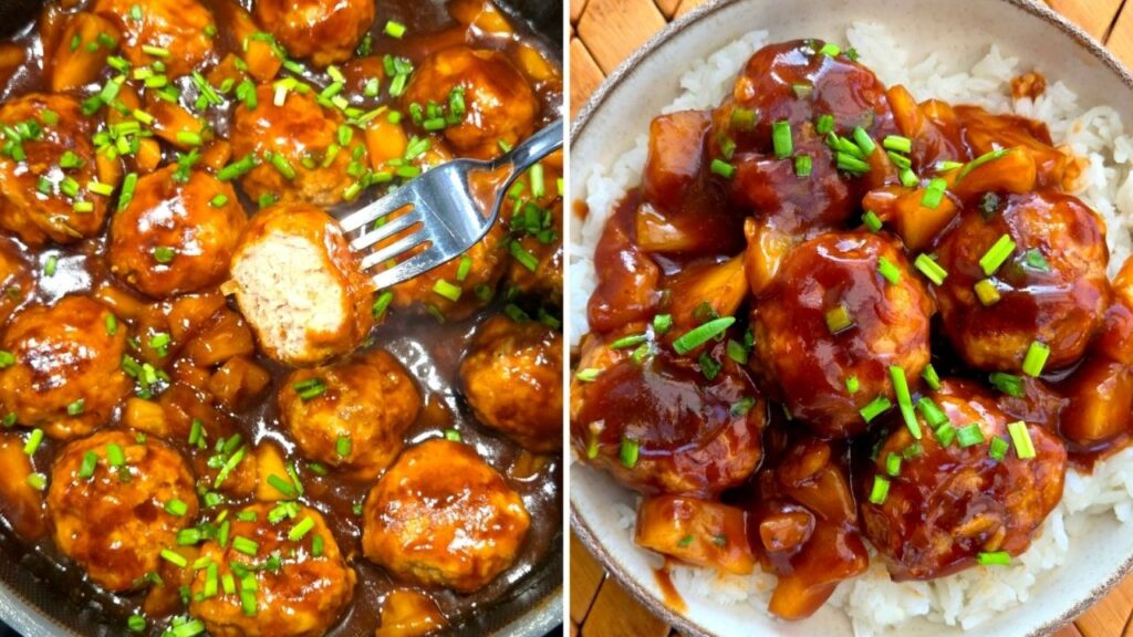 pulpety w sosie słodko - kwaśnym