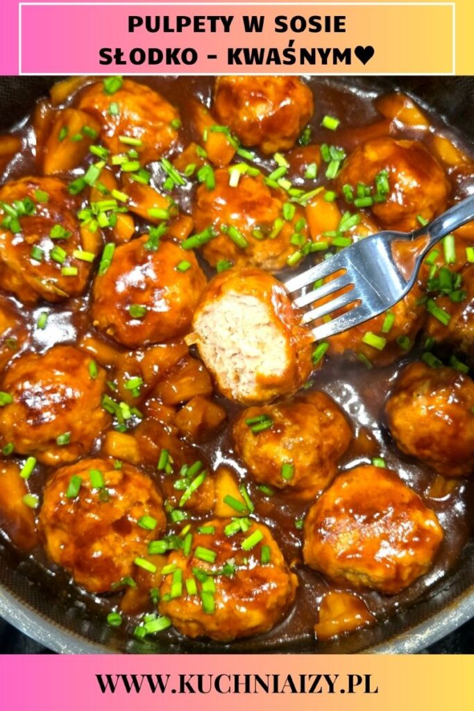 pulpety w sosie słodko-kwaśnym
