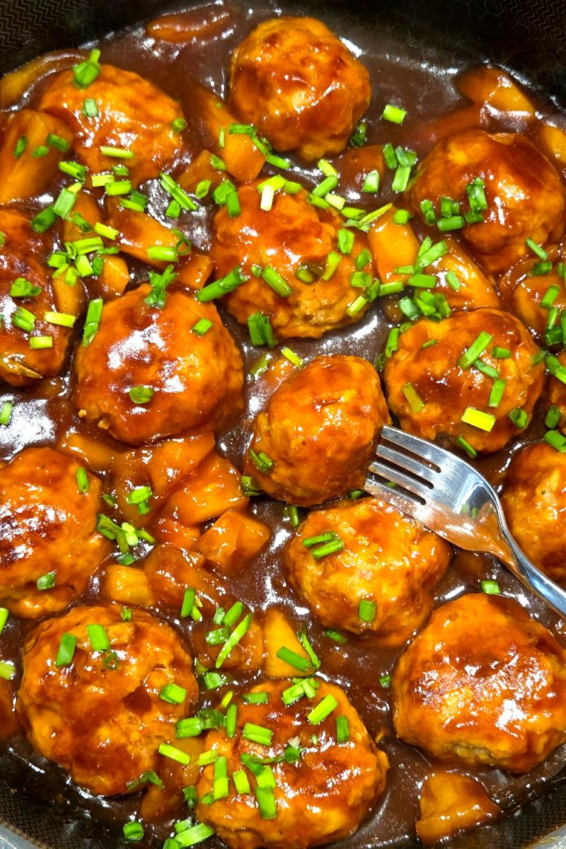 pulpety w sosie słodko - kwaśnym