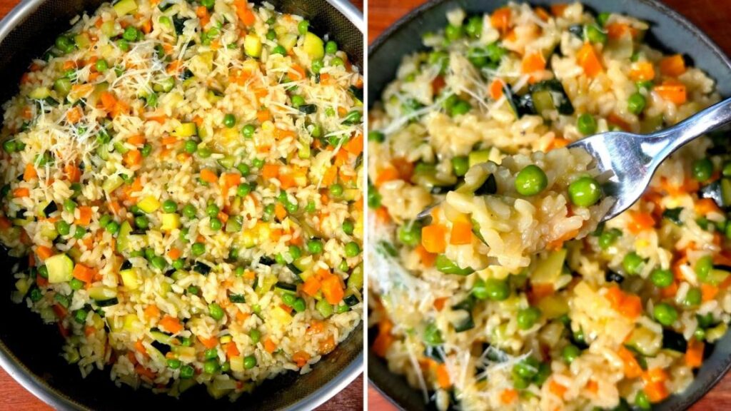 risotto z warzywami