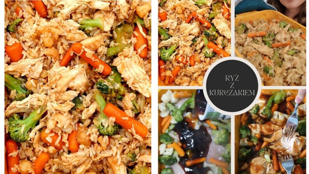 ryż z kurczakiem w sosie teriyaki