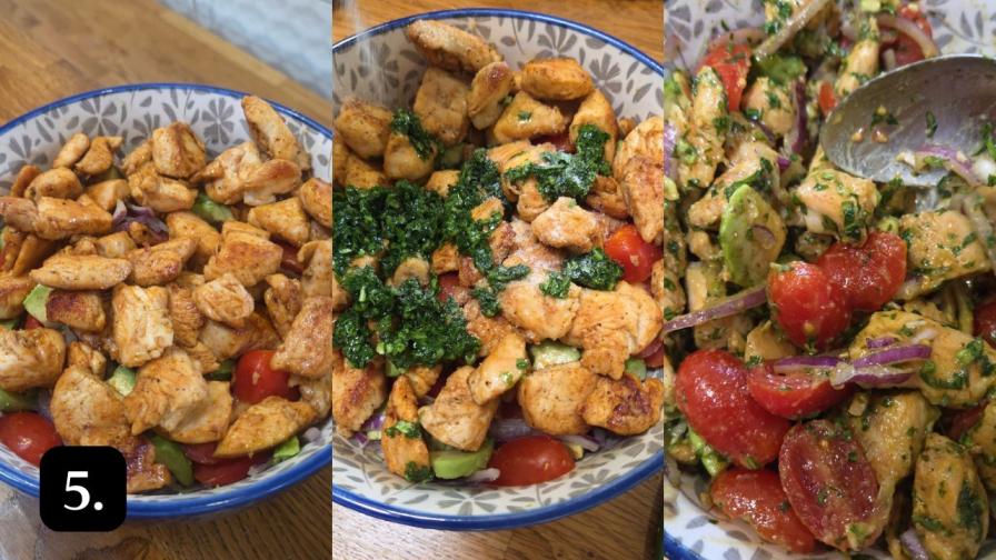 salatka-z-kurczakiem-i-awokado-przygotowanie-krok-5