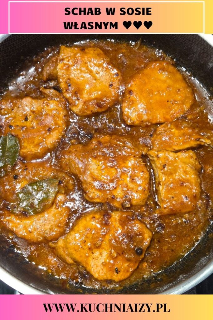schab w sosie własnym