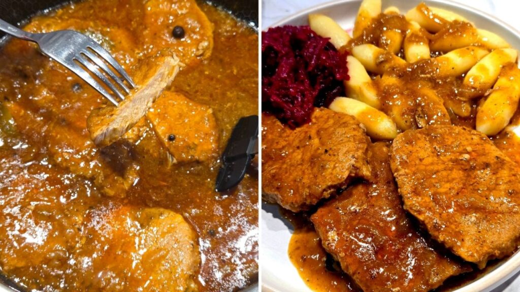 schab w sosie własnym