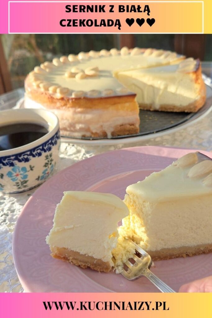 sernik z białą czekoladą