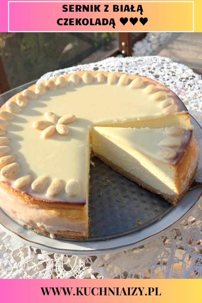 sernik z białą czekoladą