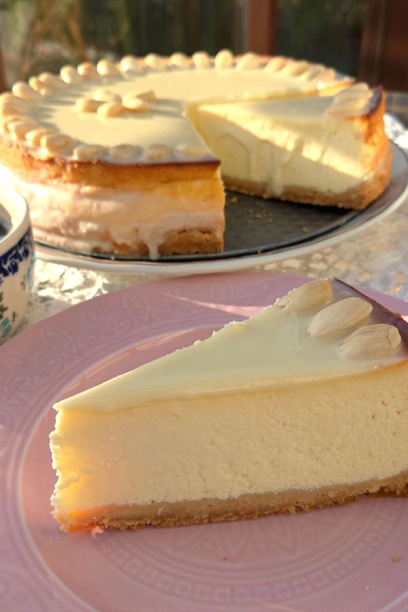 sernik z białą czekoladą