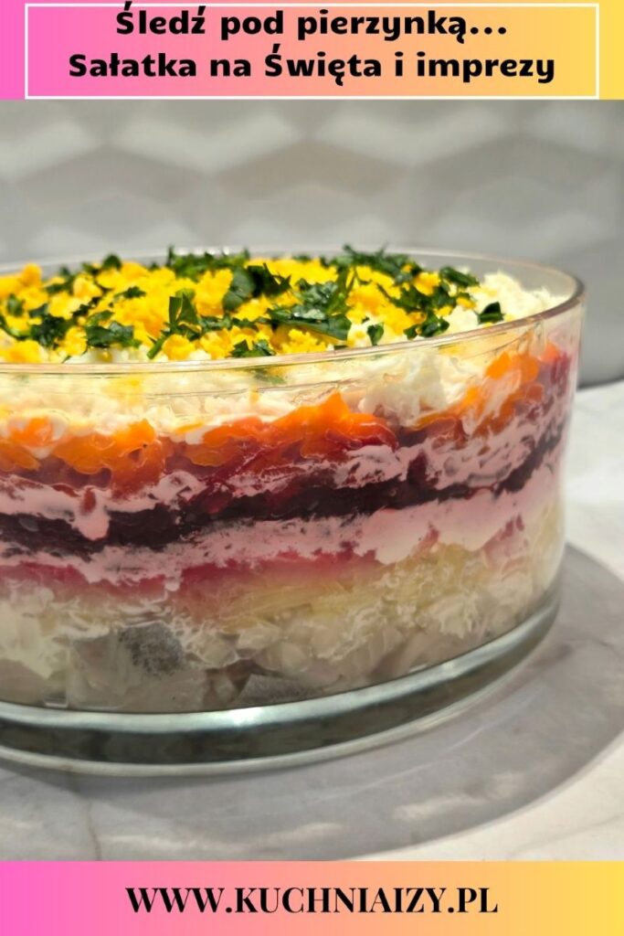 śledzie pod pierzynką szuba