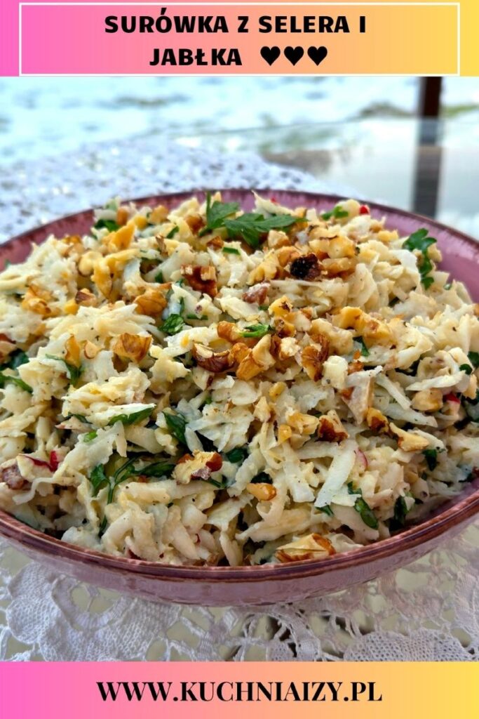 surówka z selera z majonezem