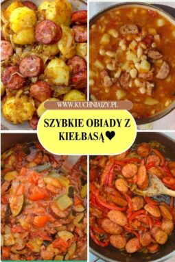 szybki obiad z kiełbasą