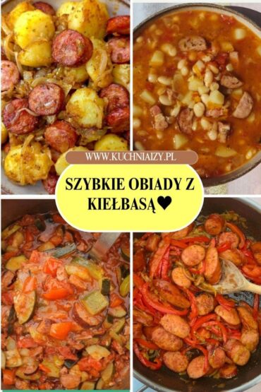 szybki obiad z kiełbasą