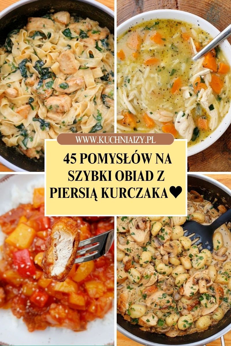 szybki obiad z piersią kurczaka