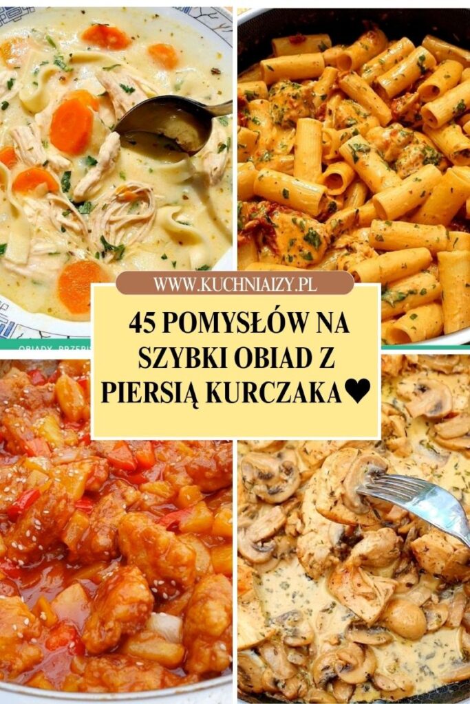 szybki obiad z piersią kurczaka