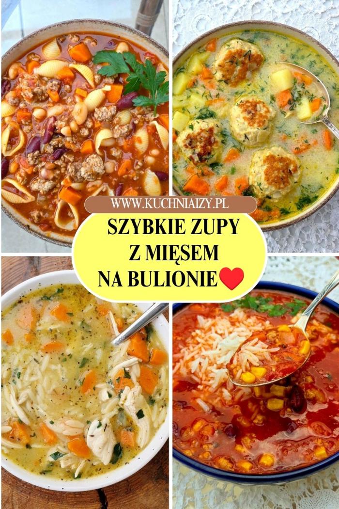 szybkie zupy z mięsem