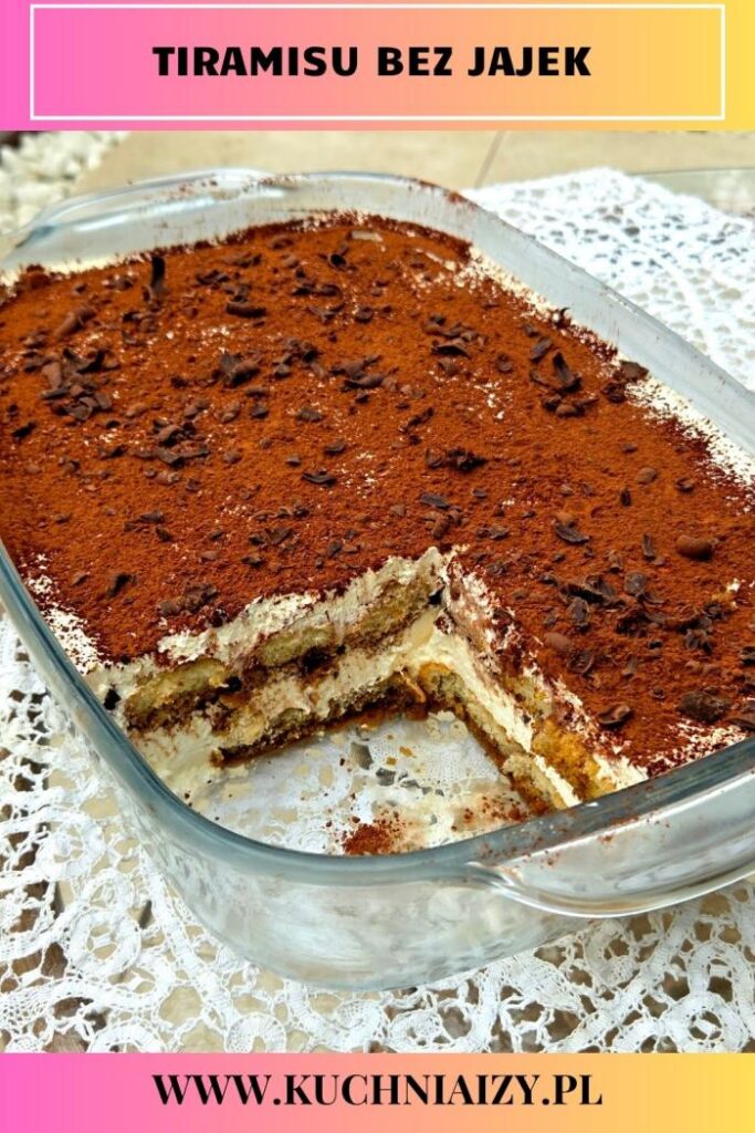tiramisu bez jajek