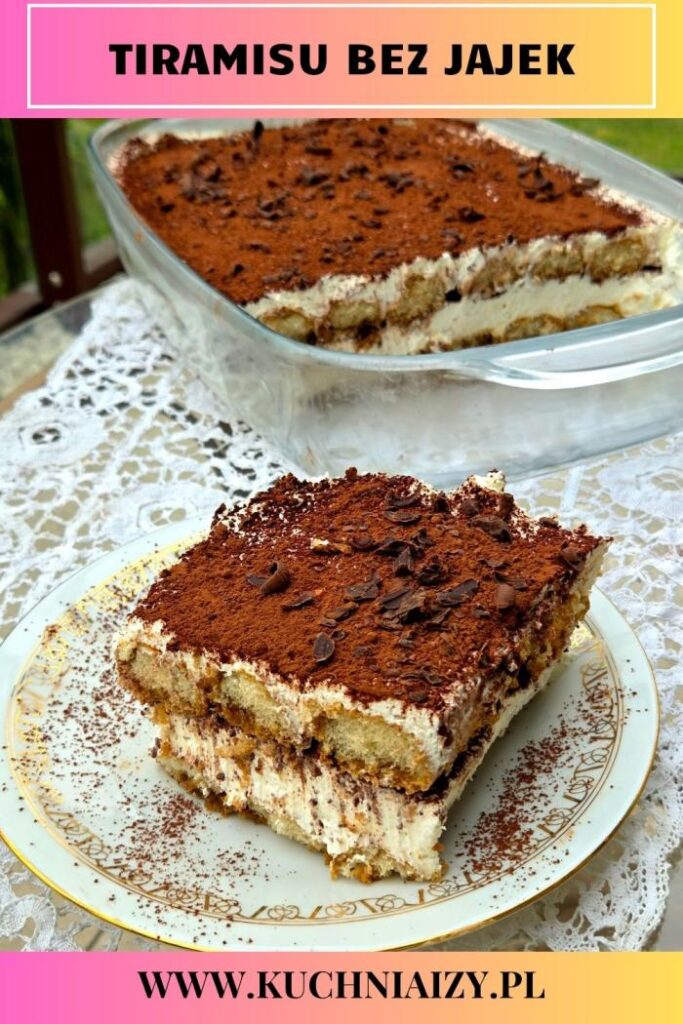 tiramisu bez jajek