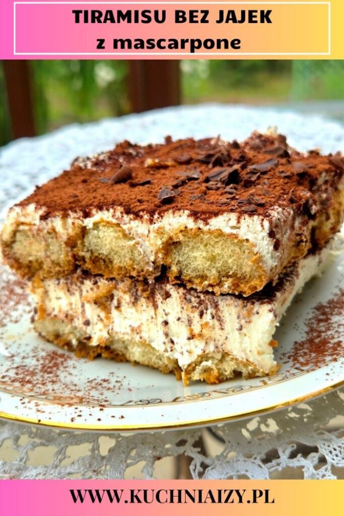 tiramisu bez jajek