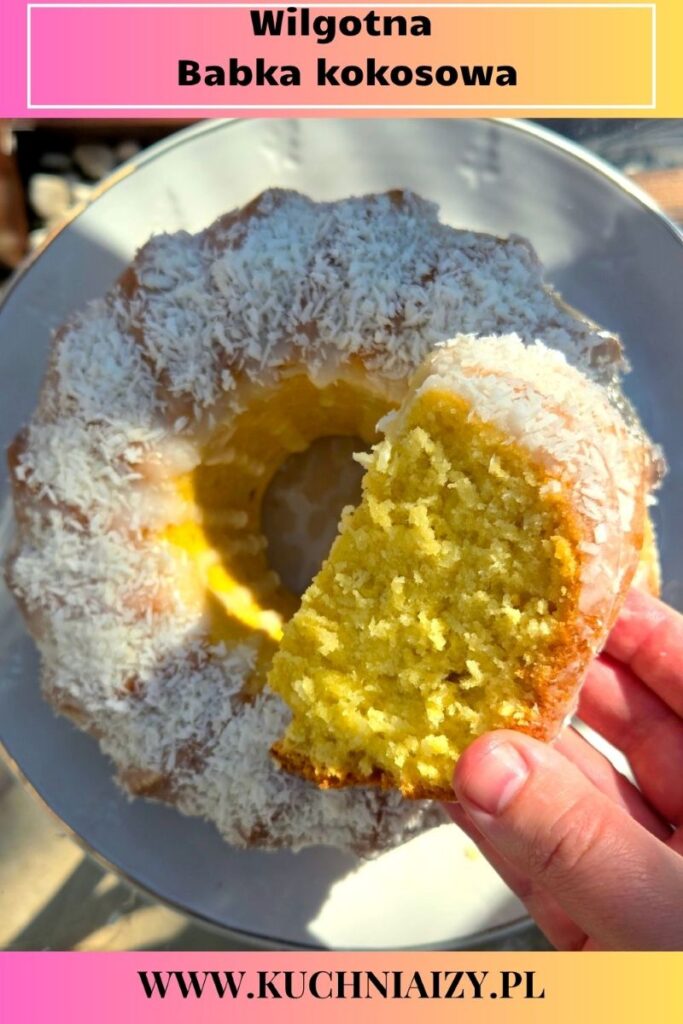 wilgotna babka kokosowa
