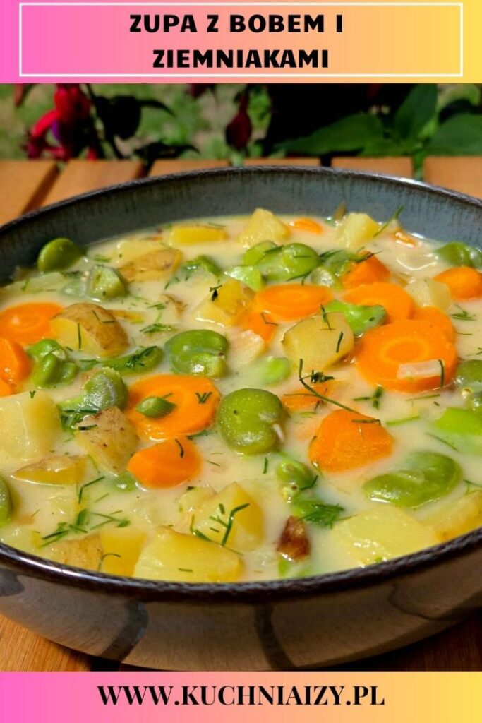 zupa z bobem i ziemniakami